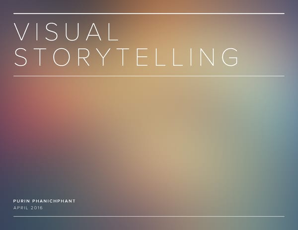 Visual Storytelling Examples - Page 1