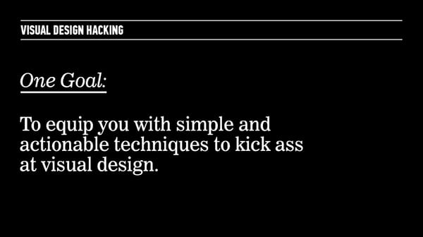 Visual Design Hacking | Storytelling Workshop - Page 2