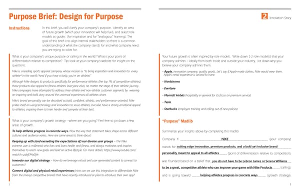 Finding Your Purpose: Brief - Page 1